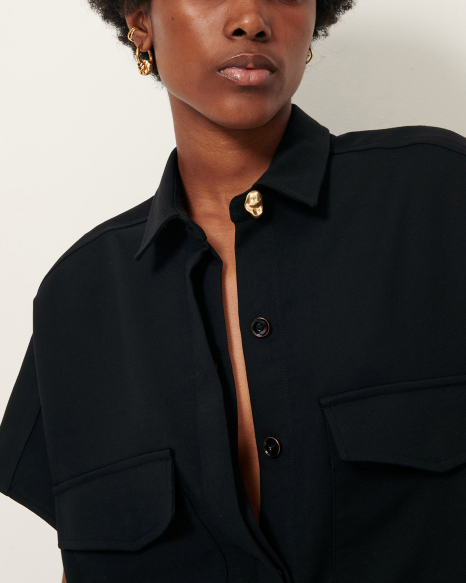 CHEMISE BIANCA BLACK ~ SESSUN